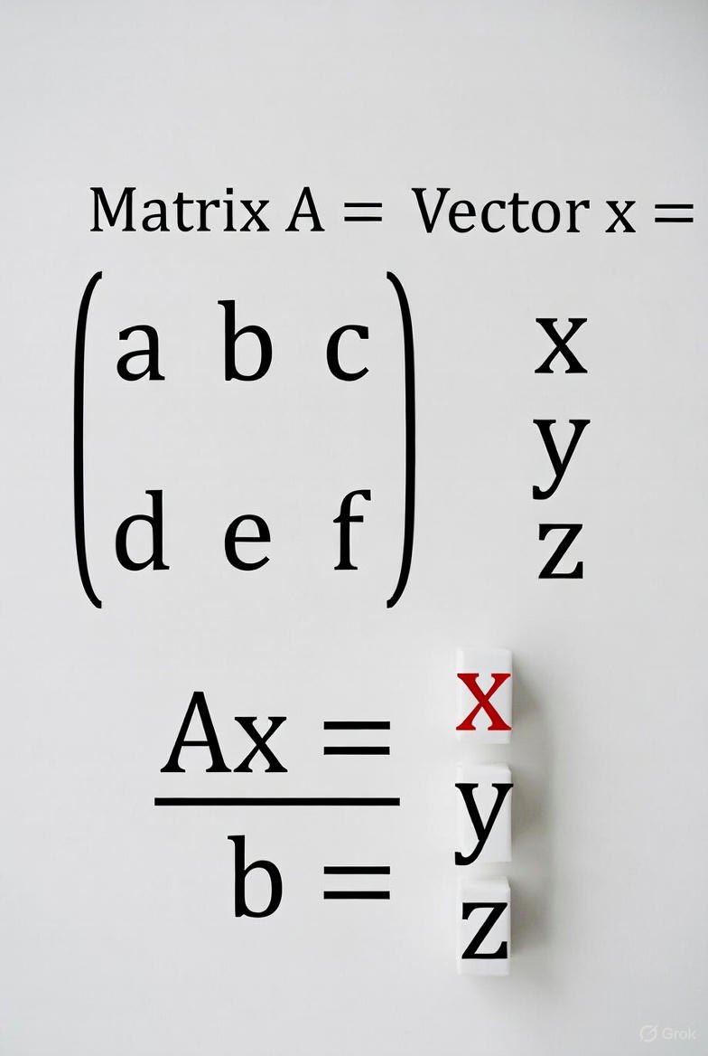 آموزش مفاهیم اولیه جبر خطی